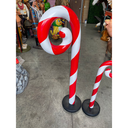 Large Swirl Candy Cane Over Sized Statue - LM Treasures 