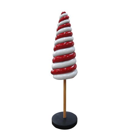 Large Red Cone Lollipop Over Sized Statue - LM Treasures 