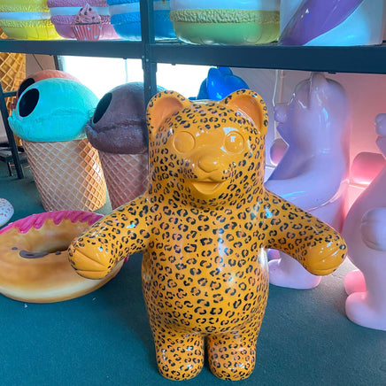 Large Cheetah Gummy Bear Over Sized Statue - LM Treasures 