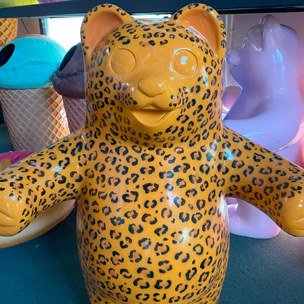 Large Cheetah Gummy Bear Over Sized Statue - LM Treasures 