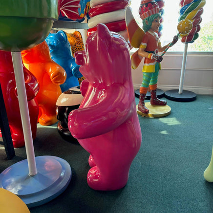 Large Pink Gummy Bear Over Sized Statue - LM Treasures 