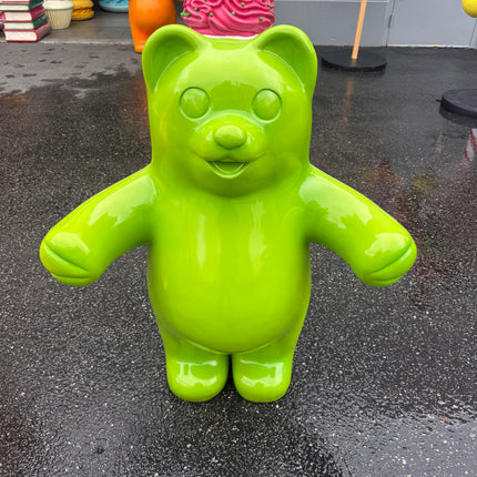 Large Green Gummy Bear Over Sized Statue