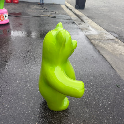 Large Green Gummy Bear Over Sized Statue