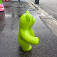 Large Green Gummy Bear Over Sized Statue