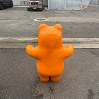 Large Orange Gummy Bear Over Sized Statue