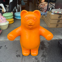 Large Orange Gummy Bear Over Sized Statue
