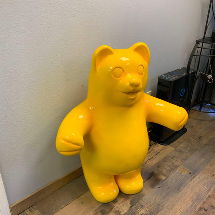 Large Yellow Gummy Bear Over Sized Statue - LM Treasures 