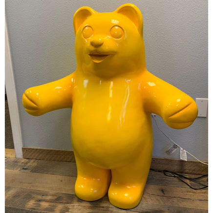 Large Yellow Gummy Bear Over Sized Statue - LM Treasures 