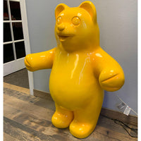 Large Yellow Gummy Bear Over Sized Statue - LM Treasures 