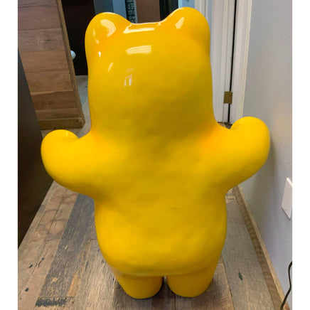 Large Yellow Gummy Bear Over Sized Statue - LM Treasures 