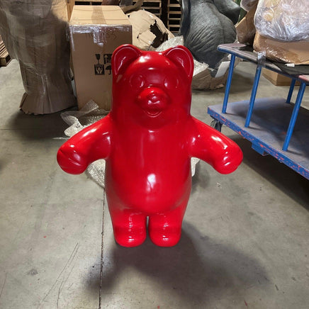 Large Red Gummy Bear Over Sized Statue - LM Treasures 