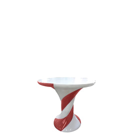 Red Marshmallow Table Over Sized Statue - LM Treasures 