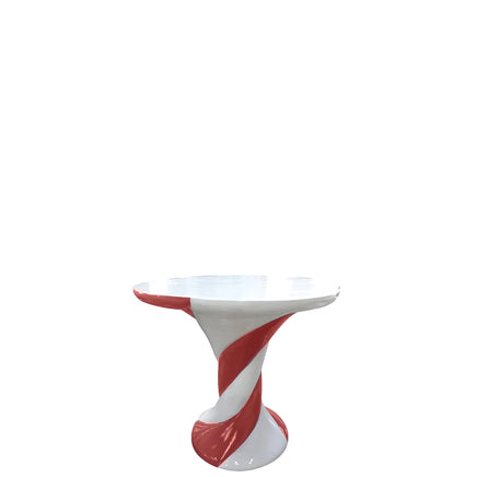 Red Marshmallow Table Over Sized Statue - LM Treasures 