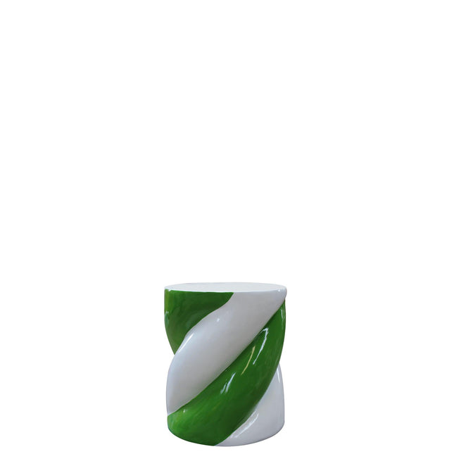 Green Marshmallow Stool Over Sized Statue - LM Treasures 