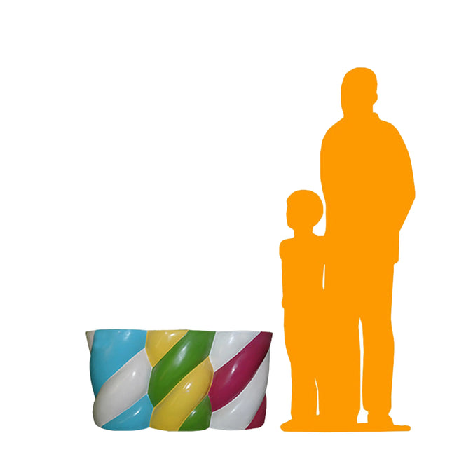 Marshmallow Double Stool Over Sized Statue LM Treasures - PT