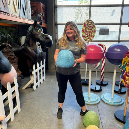 Blue Gum Drop Over Sized Candy Statue - LM Treasures 