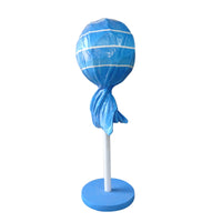 Large Blue Lollipop Over Sized Statue - LM Treasures 