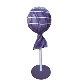 Large Purple Lollipop Over Sized Statue - LM Treasures 