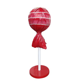Large Red Lollipop Over Sized Statue - LM Treasures 