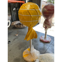 Large Yellow Lollipop Over Sized Statue - LM Treasures 