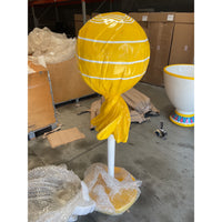 Large Yellow Lollipop Over Sized Statue - LM Treasures 