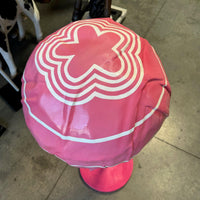 Large Pink Lollipop Over Sized Statue