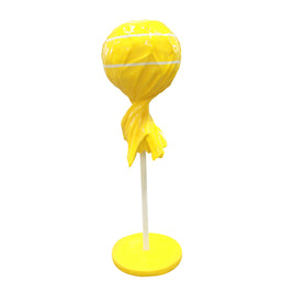 Large Yellow Lollipop Over Sized Statue - LM Treasures 