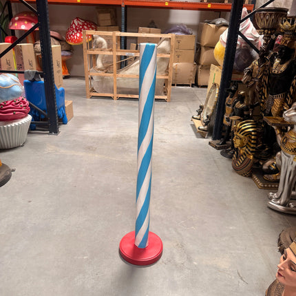Blue Candy Stick Over Sized Statue