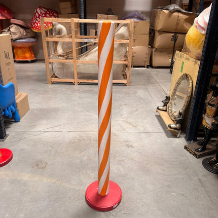 Orange Candy Stick Over Sized Statue