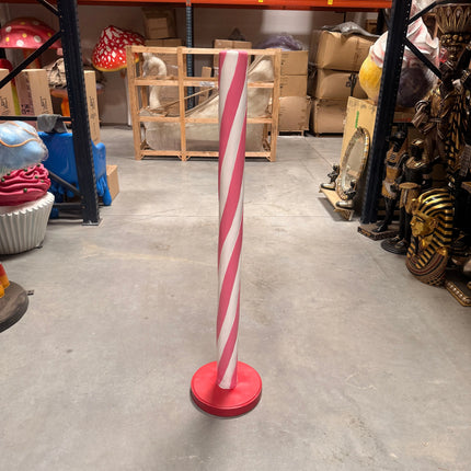Pink Candy Stick Over Sized Statue
