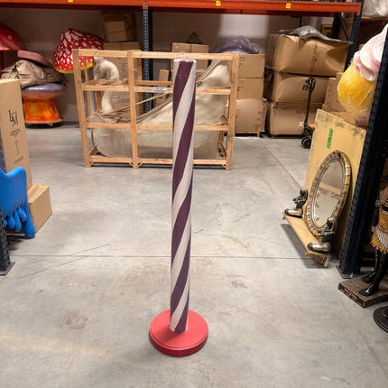 Purple Candy Stick Over Sized Statue