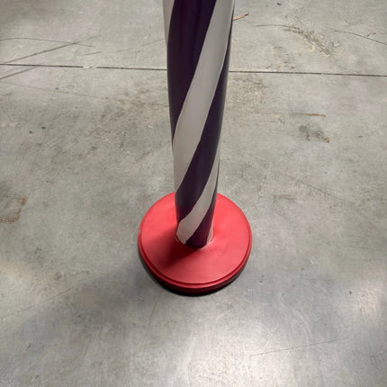 Purple Candy Stick Over Sized Statue