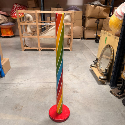 Rainbow Candy Stick Over Sized Statue