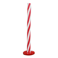 Red Candy Stick Over Sized Statue - LM Treasures 