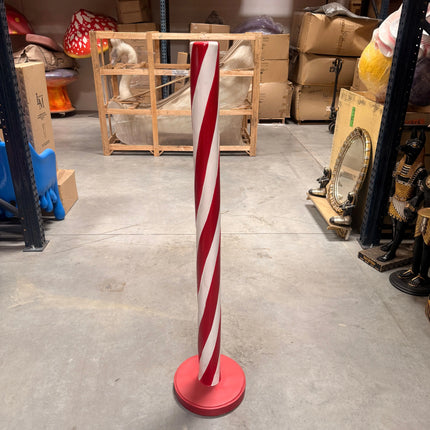 Red Candy Stick Over Sized Statue