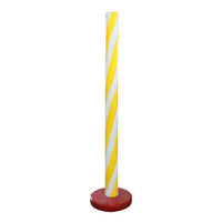 Yellow Candy Stick Over Sized Statue - LM Treasures 