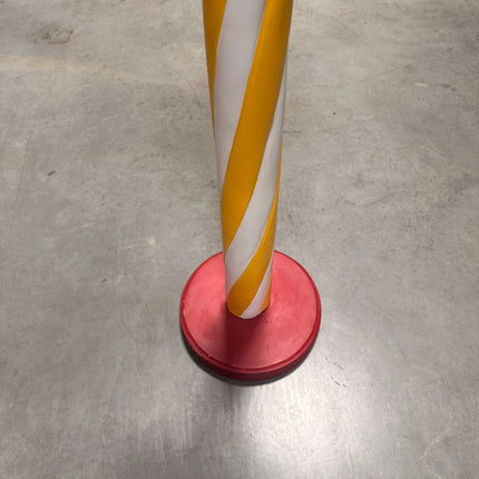Yellow Candy Stick Over Sized Statue
