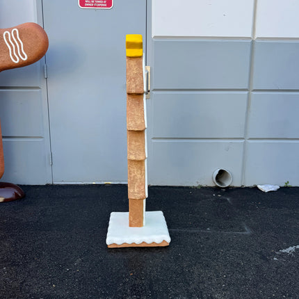 Candy Cane Snow Over Sized Statue LM Treasures - PT