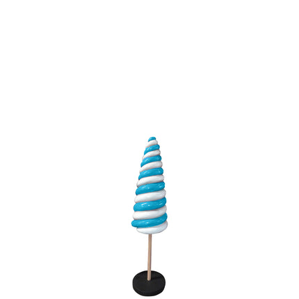 Small Blue Cone Lollipop Over Sized Statue - LM Treasures 