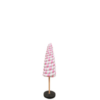 Small Striped Pink Cone Lollipop Over Sized Statue - LM Treasures 