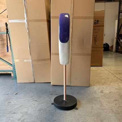 Small Purple Twirl Lollipop Over Sized Statue