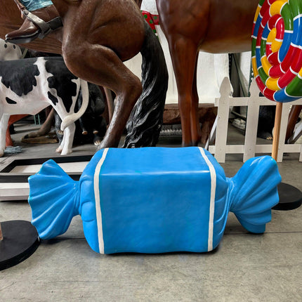 Blue Chocolate Candy Over Sized Statue - LM Treasures 