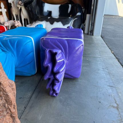 Purple Chocolate Candy Over Sized Statue