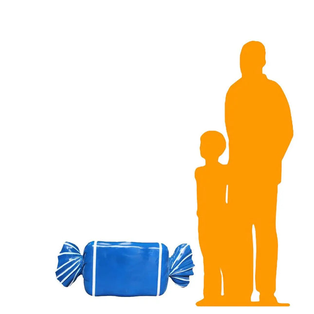 Blue Chocolate Candy Over Sized Statue LM Treasures - PT