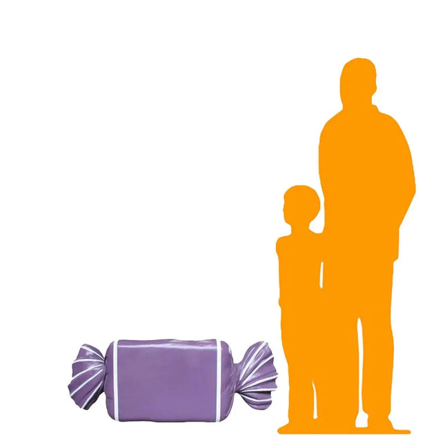 Purple Chocolate Candy Over Sized Statue LM Treasures - PT
