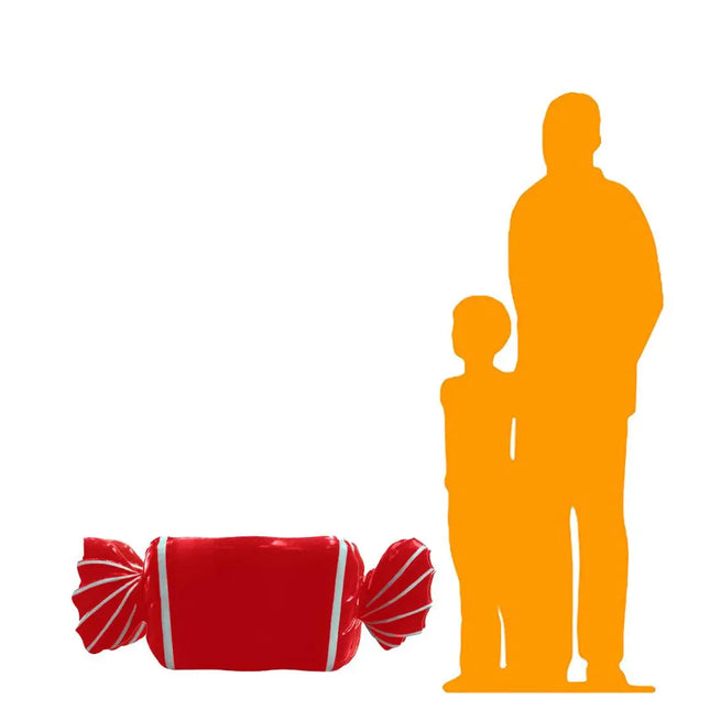Red Chocolate Candy Over Sized Statue LM Treasures - PT