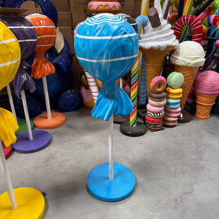Blue Lollipop Over Sized Statue LM Treasures - PT