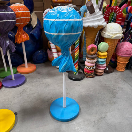 Blue Lollipop Over Sized Statue LM Treasures - PT