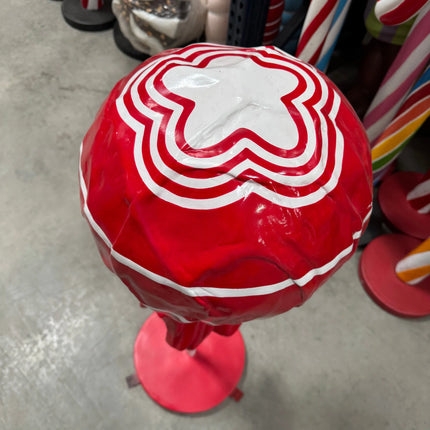 Red Lollipop Over Sized Statue LM Treasures - PT