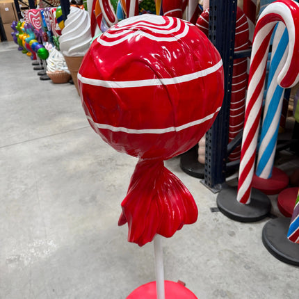 Red Lollipop Over Sized Statue LM Treasures - PT